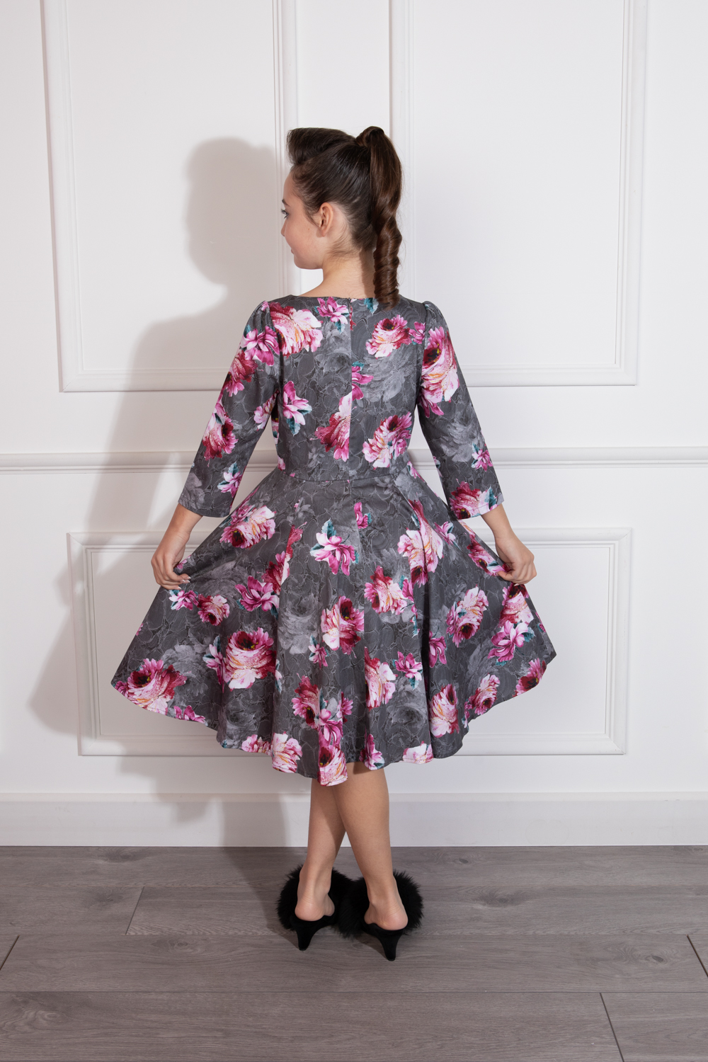 Harriet Floral Swing Dress in Kids